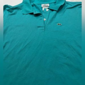 Turquoise Lacoste Polo Size Small